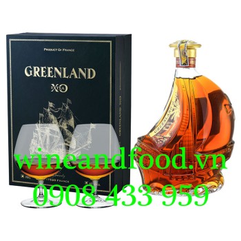 Rượu Brandy XO Greenland Con Tàu 70cl