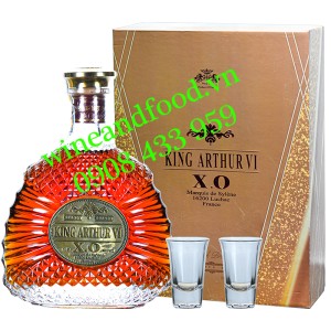 Rượu Brandy XO King Arthur VI hộp quà 700ml