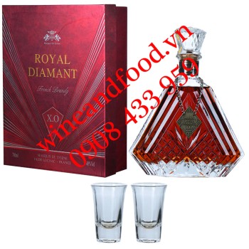 Rượu Brandy XO Royal Diamant hộp quà 700ml