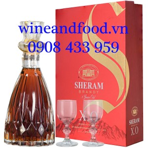 Rượu Brandy XO Sheram 8 năm 500ml