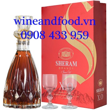 Rượu Brandy XO Sheram 8 năm 500ml