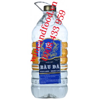 Rượu nếp Bàu Đá Ba Hưng Nhơn Lộc bình 5 Lít