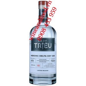 Rượu Lady Triệu Mekong Delta Dry Gin 750ml