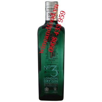 Rượu London Dry Gin No3 700ml