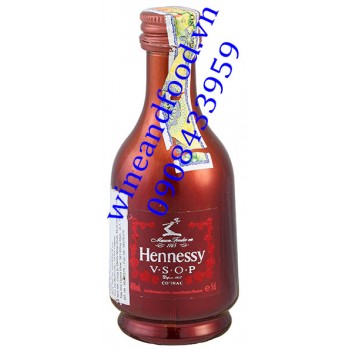 Rượu Hennessy mini Limited Edition red 5cl