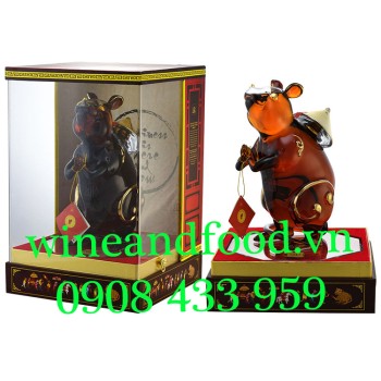 Rượu Con Chuột Royal Rich XO Gold 23k Brandy 1 Lít 16