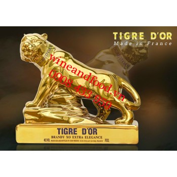 Rượu con Hổ Tiger D'Or Brandy XO Extra Elegance 70cl