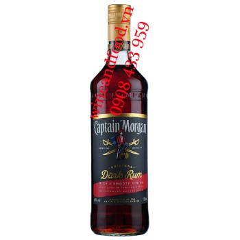 Rượu rum Captain Morgan đen Original 700ml