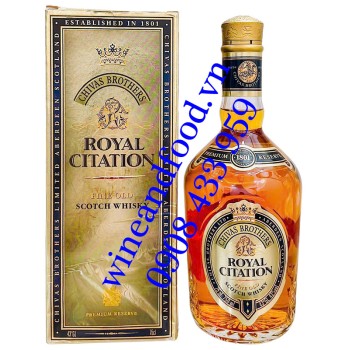 Rượu Whisky Chivas Brothers Royal Citation 750ml