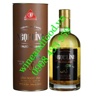 Rượu sâm Ngọc Linh Trường Sinh nhãn đen 750ml