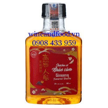 Rượu Shochu vị Nhân Sâm 180ml