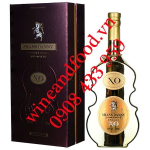 Rượu Brandy XO Cây Đàn vàng Shans Danny 750ml