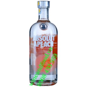 Rượu Vodka Absolut Đào Apeach 750ml