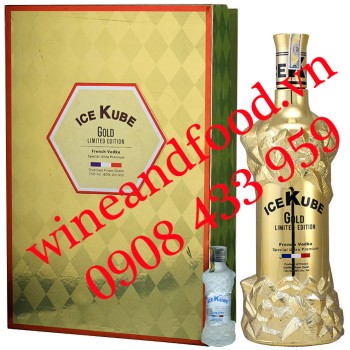 Rượu Vodka Ice Kube Gold Limited Edition hộp quà 750ml