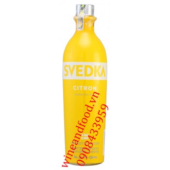 Rượu Vodka Svedka Citron 750ml