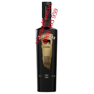 Rượu Vodka Żubrówka Czarna đen 500ml