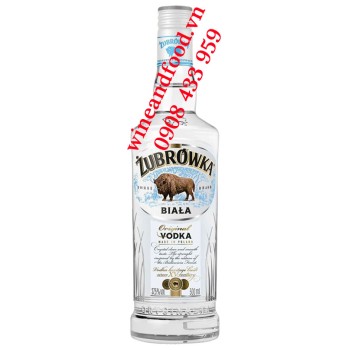 Rượu Vodka Zubrowka Tuyết Biala Czysta 500ml