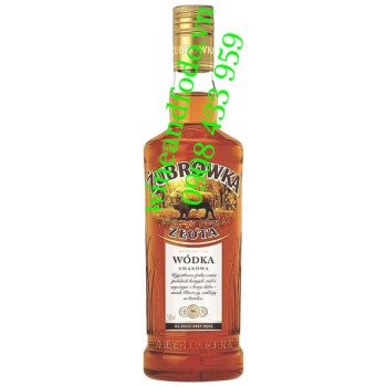Rượu Vodka Zubrowka Zlota vàng 500ml