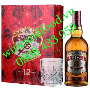 Rượu Whisky Chivas Regal 12 năm hộp quà 2026