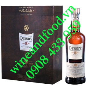 Rượu Whisky Dewar's 18 năm hộp quà