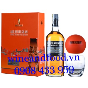 Rượu Whisky Auchentoshan 18 năm single malt hộp quà 700ml
