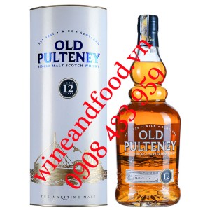 Rượu Whisky Old Pulteney Single Malt 12 năm 70cl