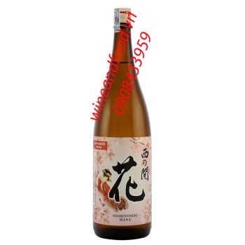 Rượu Sake Nishinoseki Hana 1l8