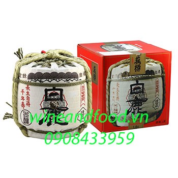 Rượu Sake Taru Hakushika Sakadaru 1l8