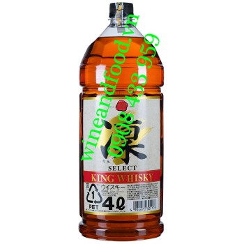 Rượu King Whisky King Select Nhật Bản Triple Crown 4 Lít