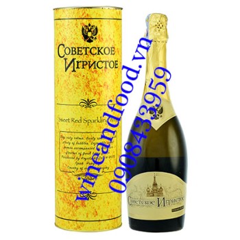 Rượu vang nổ Szovjetszkoje Igisztoje vàng 750ml