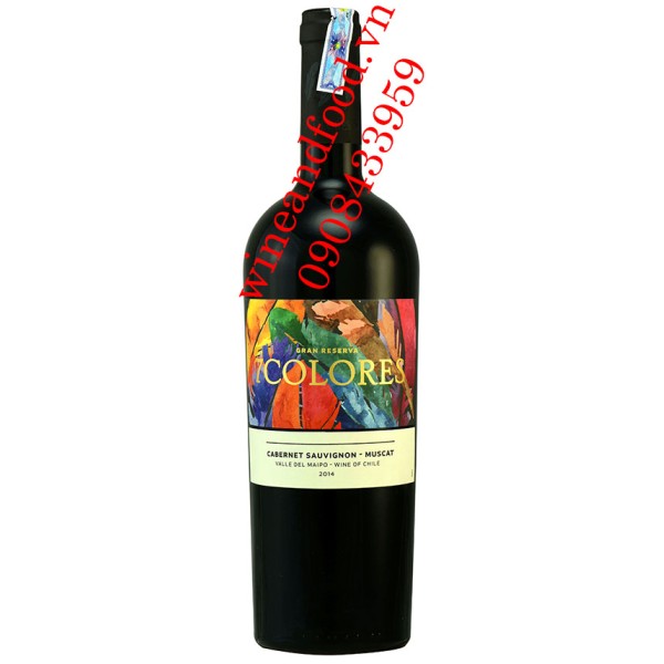 Rượu vang 7 Colores Cabernet Sauvignon Muscat