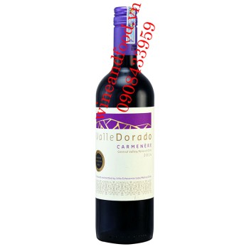 Rượu vang Valle Dorado Carmenere 750ml