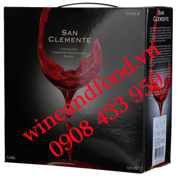 Rượu vang bình San Clemente 5l