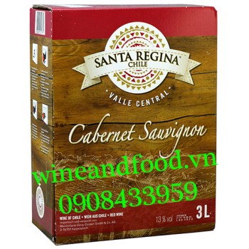 Rượu vang Santa Regina Cabernet Sauvignon bịch 3l