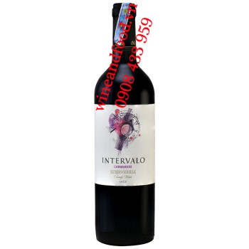 Rượu vang Intervalo Echeverria Carmenere 750ml