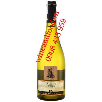 Rượu vang Puerto Viejo Vina Requingua Chardonnay 750ml