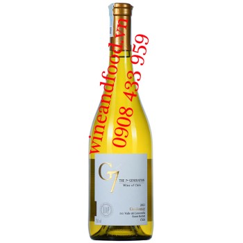 Rượu vang trắng G7 Chardonnay 750ml
