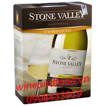 Rượu vang trắng Stone Valley Chardonnay bình 3l