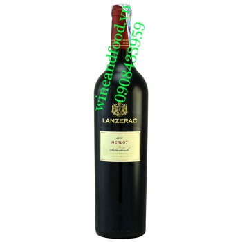 Rượu vang Lanzerac Merlot 750ml