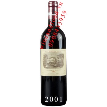Rượu vang chateau Lafite Rothschild Grand Cru Classe 2001