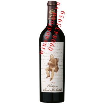 Rượu vang chateau Mouton Rothschild Grand Cru Classe 2003