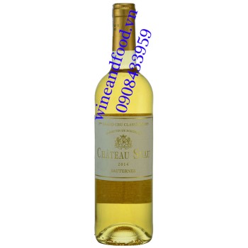 Rượu vang chateau Suau Sauternes Grand Cru Classe 2014