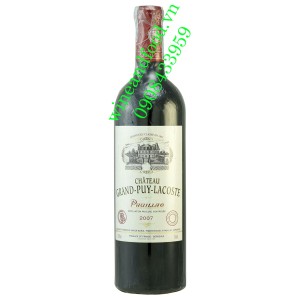 Rượu vang chateau Grand Puy Lacoste 5 eme Cru Classe Pauillac 2013