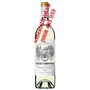 Rượu vang trắng chateau Carbonnieux Pessac Léognan Grand Cru Classé 2014
