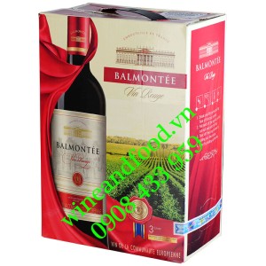Rượu vang Balmontée Vin Rouge bịch 3 Lít