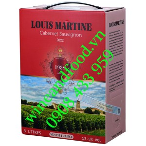 Rượu vang Louis Martine Cabernet Sauvignon bịch 3L