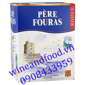 Rượu vang Père Fouras Rouge 5l