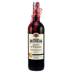 Rượu vang Bordeaux Batiste de Vignac
