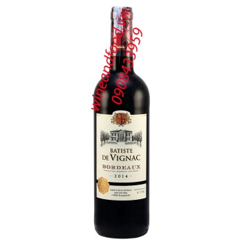 Rượu vang Bordeaux Batiste de Vignac
