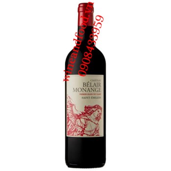 Rượu vang chateau Belair Monange 2010